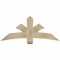Ekena Millwork Davenport Rough Sawn Timber Gable Bracket, Douglas Fir, 60"W x 25"H x 4"D x 6"F, 10/12 Pitch GBW060X25X0406DAV00RDF - alternate 1